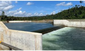 Aliran Sungai Akelamo yang menjadi sumber air masyarakat di Pulau Obi, Halmahera Selatan. (Dok. Humas Harita) 
